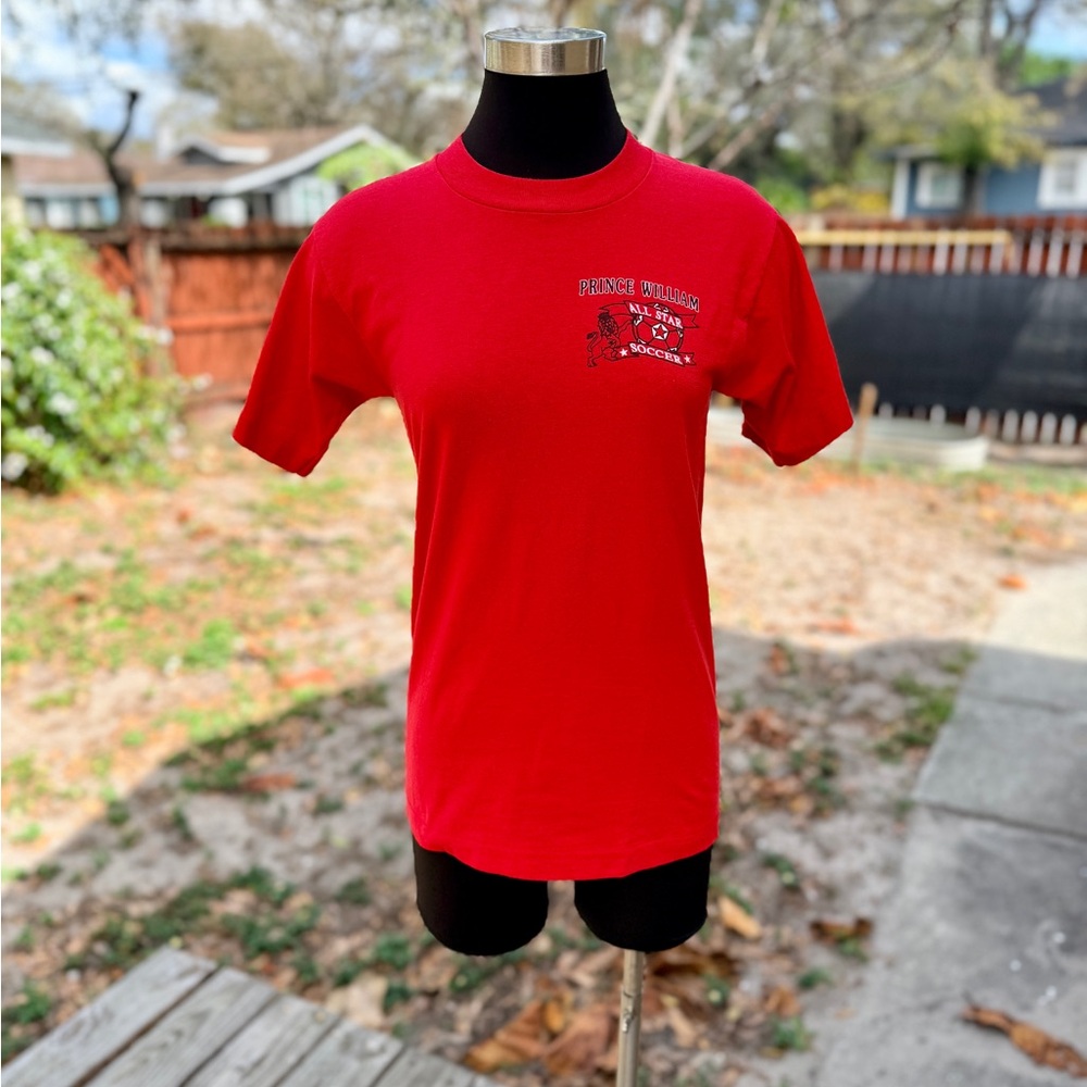 90s Vintage Single Stitch Prince William All Star Soccer T Shirt